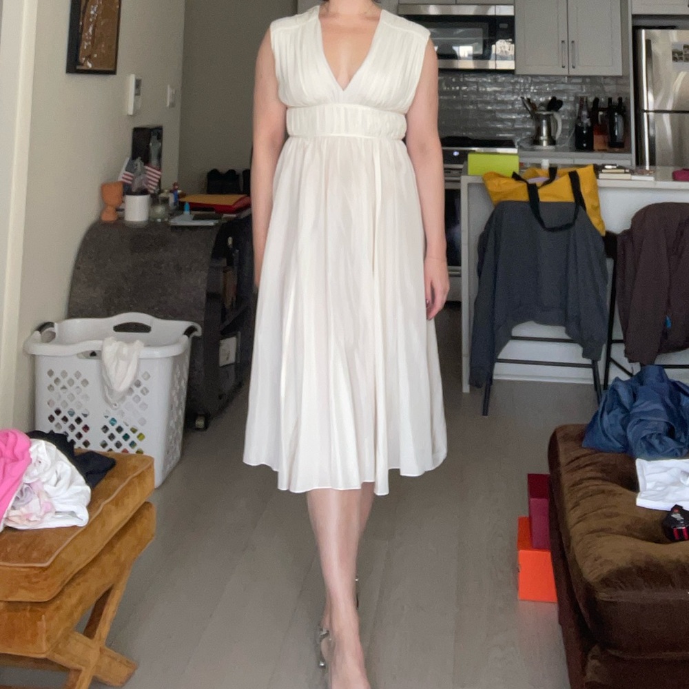 J.Crew Ruched Silk Dress